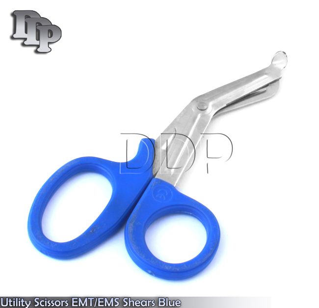 EMT Trauma Shears Nurse Paramedic Emergency/ Utility Bandage Scissors 7.5 BLUE