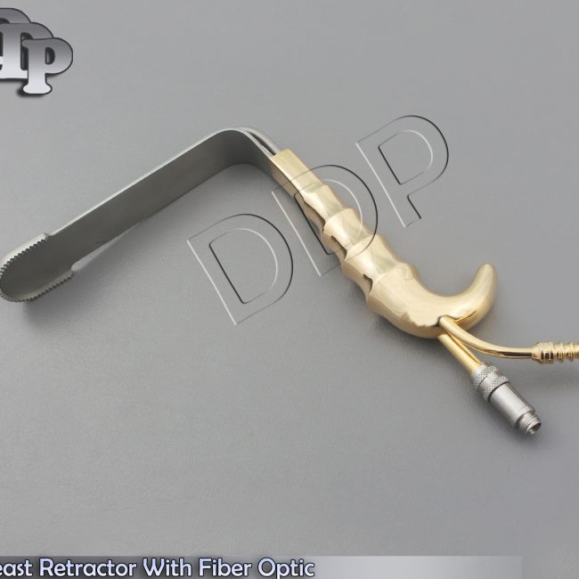 Epstein Abdominoplasty Breast Retractor With Fiber Optic & Suction tube,BST-036