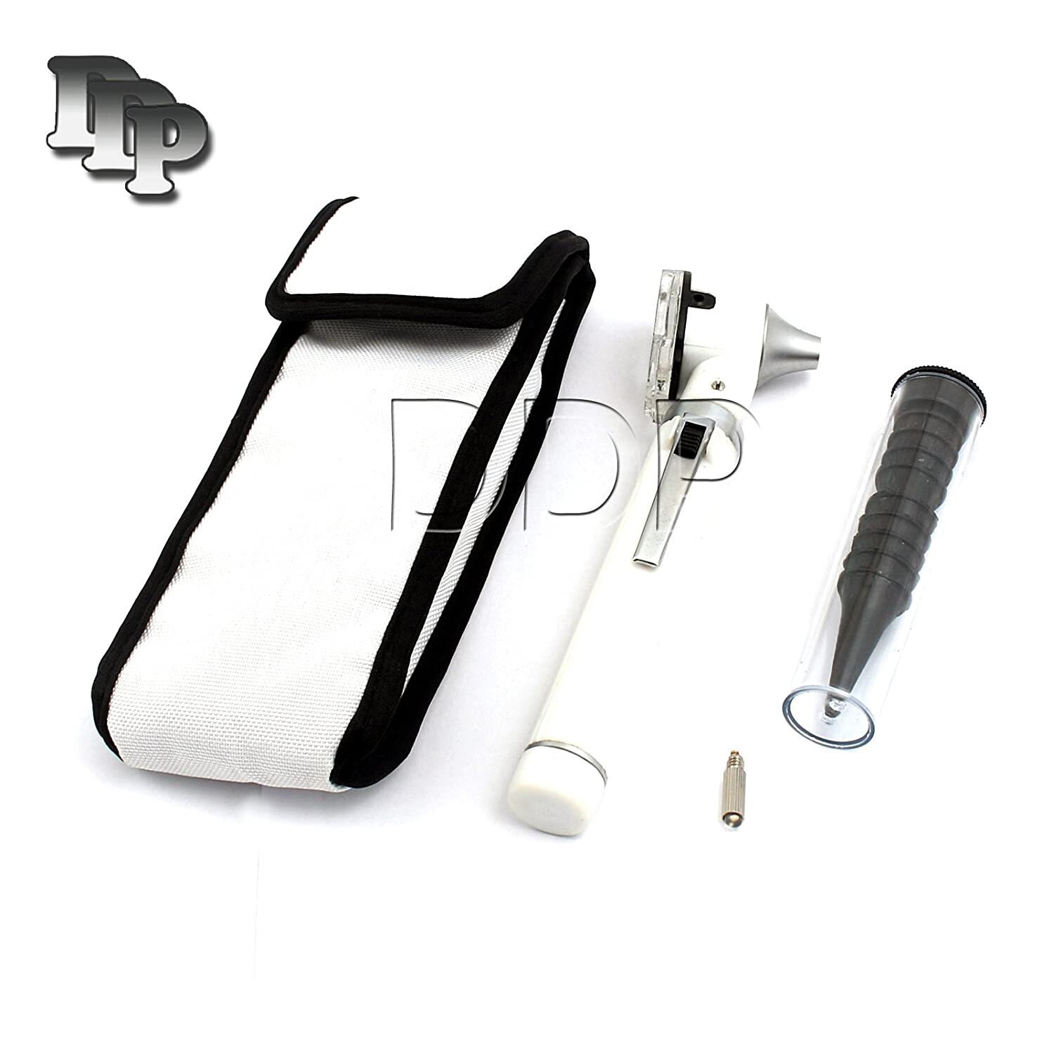 FIBER Optic Otoscope Examination LED Diagnostic ENT SET Kit-WHITE