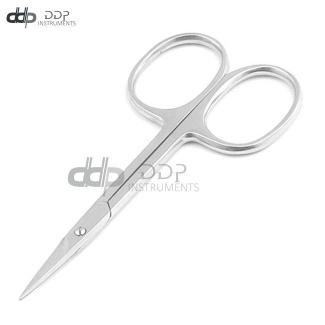 Finger Toe Nail Scissors Cuticle Clipper Straight Fine Arrow Point 3.5" New