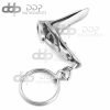GYN Speculum keychain Stainless Steel