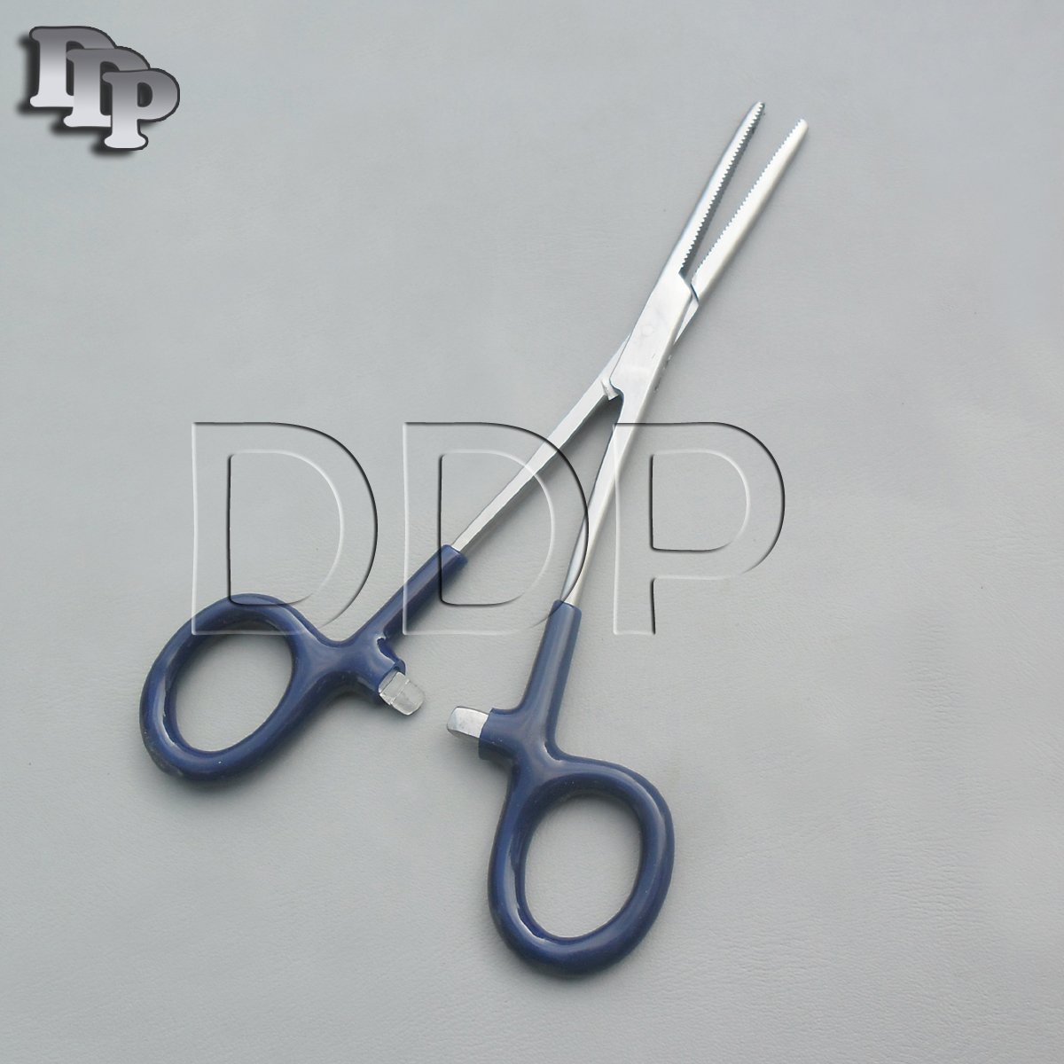 Hemostat Pean Forceps Surgical Instruments, Blue Dep Handle 7" Straight