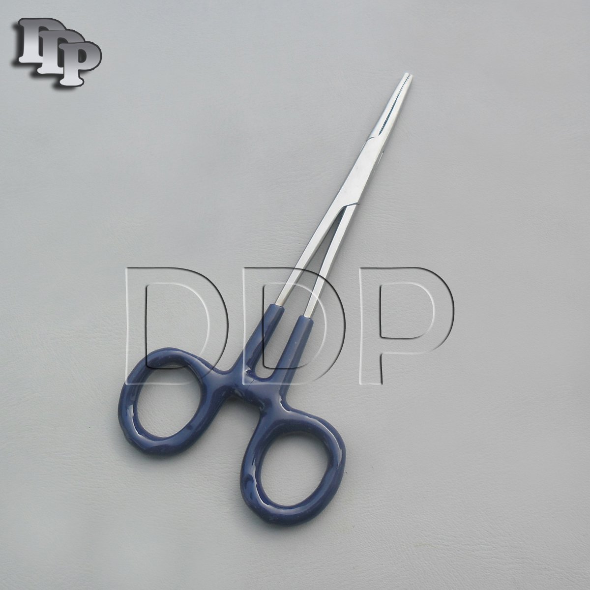 Hemostats Mosquito Forceps Surgical Instruments, Blue Dep Handle 5" Straight - Image 3