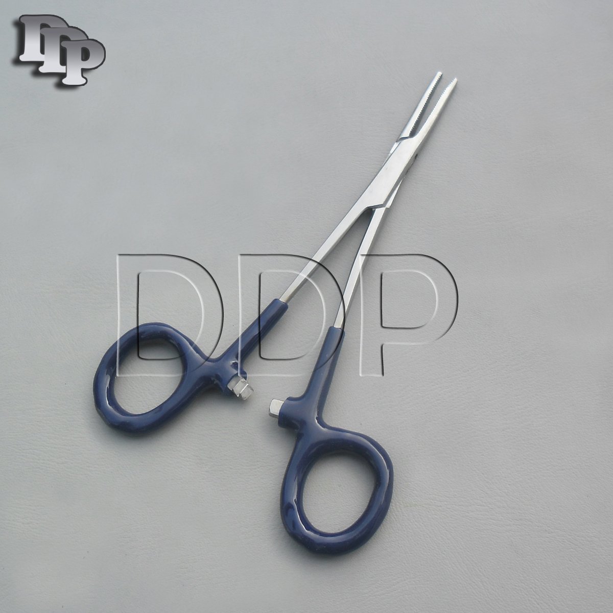 Hemostats Mosquito Forceps Surgical Instruments, Blue Dep Handle 5" Straight