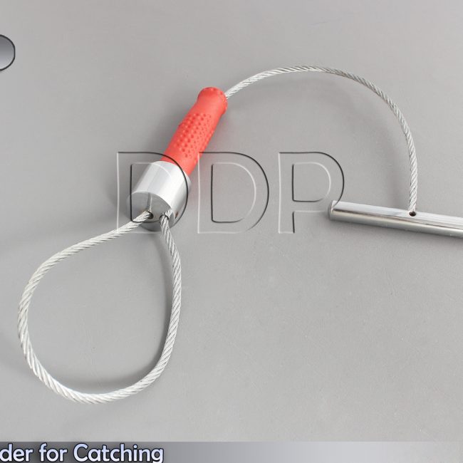 Hog Holder for Catching Red Grip Veterinary Instruments