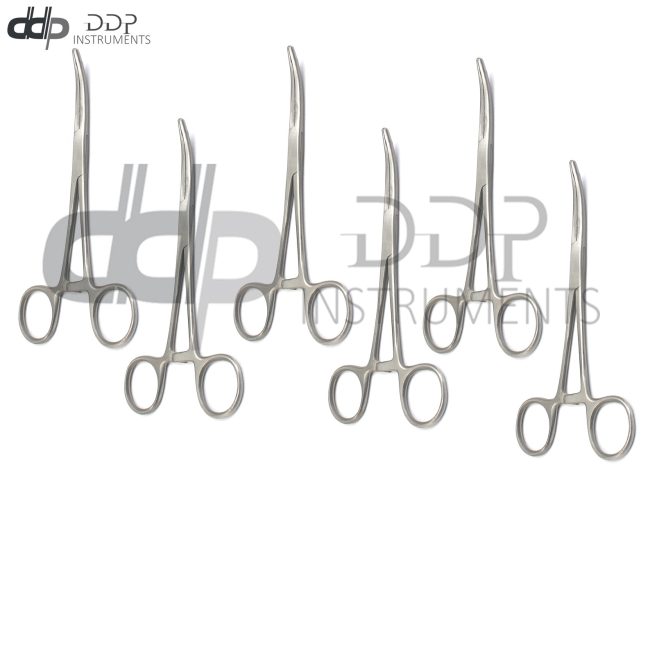Lot Of 6 Pieces Carmalt Forceps 8" Curved Surgical Instrument Stainless Steel