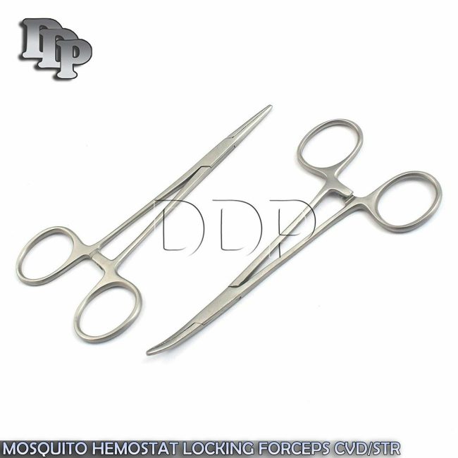 MOSQUITO STRAIGHT CURVED SURGICAL FORCEPS PLIERS CLAMPS TATTOO PIERCING TOOLS