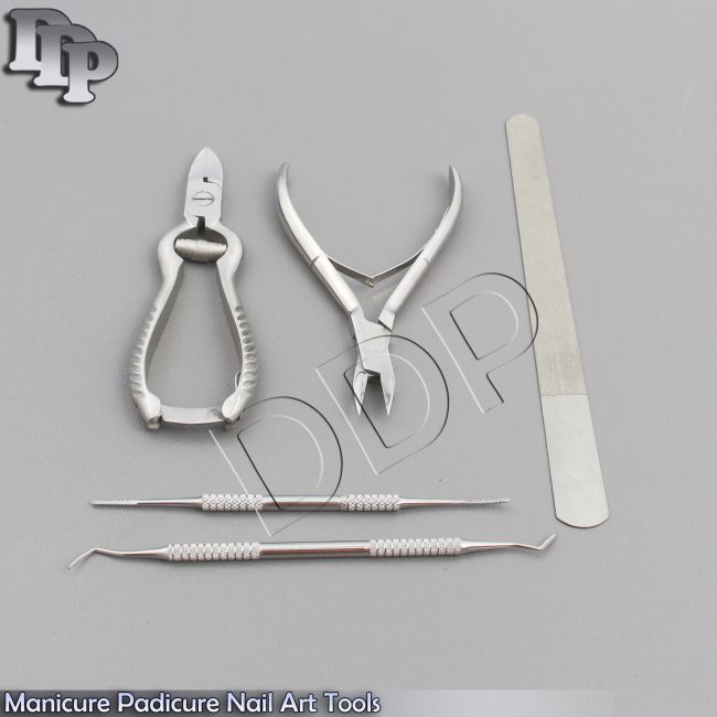 Manicure Padicure Nail Art Ingrown Nail Clipper Cutter Cuticle Pusher