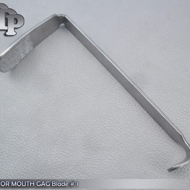 McIVOR MOUTH GAG Blade # 1 Surgical Dental ENT Tonsil Instruments