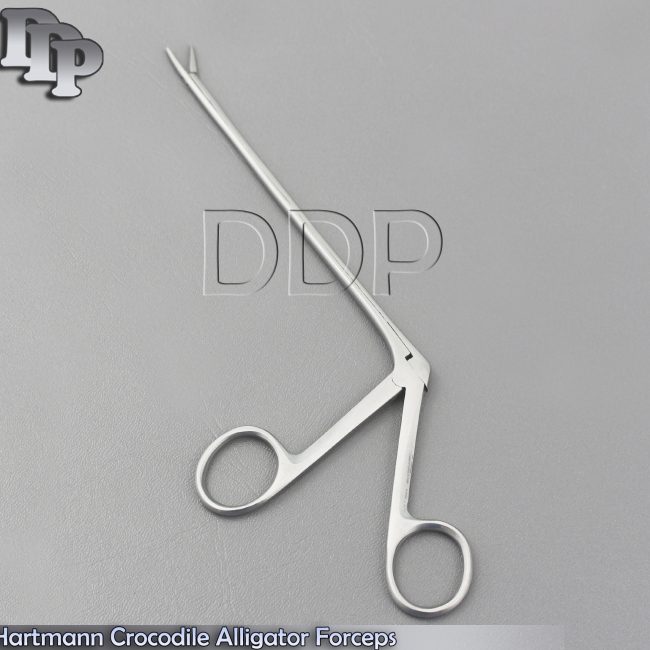 Micro Ear Forceps 13 cm Pediatric ENT Surgical Alligator Shaft Polypus