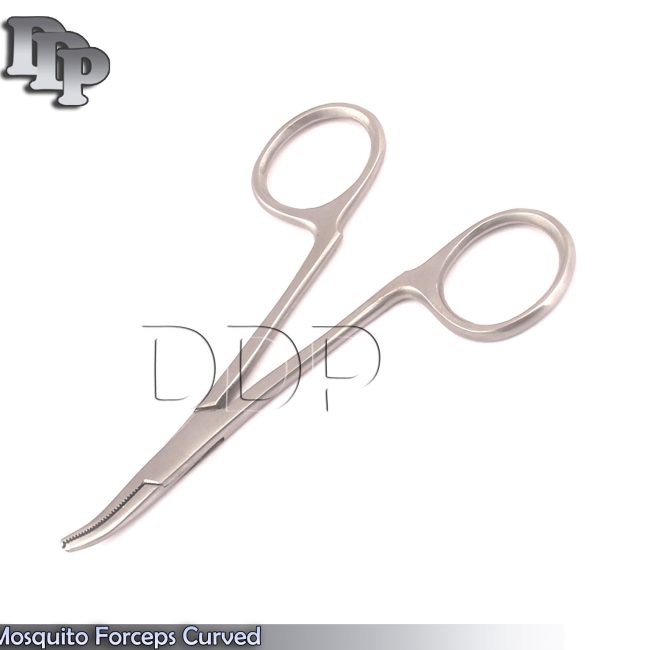 Mosquito Forceps Curved 3.5" (Without Ratchet) Surgical Inst DS-1582