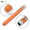 Orange Reusable Nurse Penlight Pocket Medical LED with Pupil Gauge PL-021