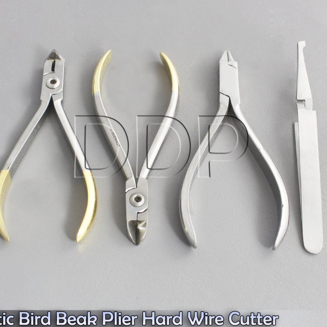 Orthodontic Bird Beak Plier Hard Wire Cutter Distal End Bracket Holding DN-2101