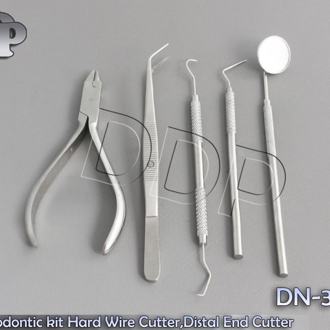 Orthodontic kit Hard Wire Cutter,Distal Cutter,Bracket Holding tweezers,DN-346