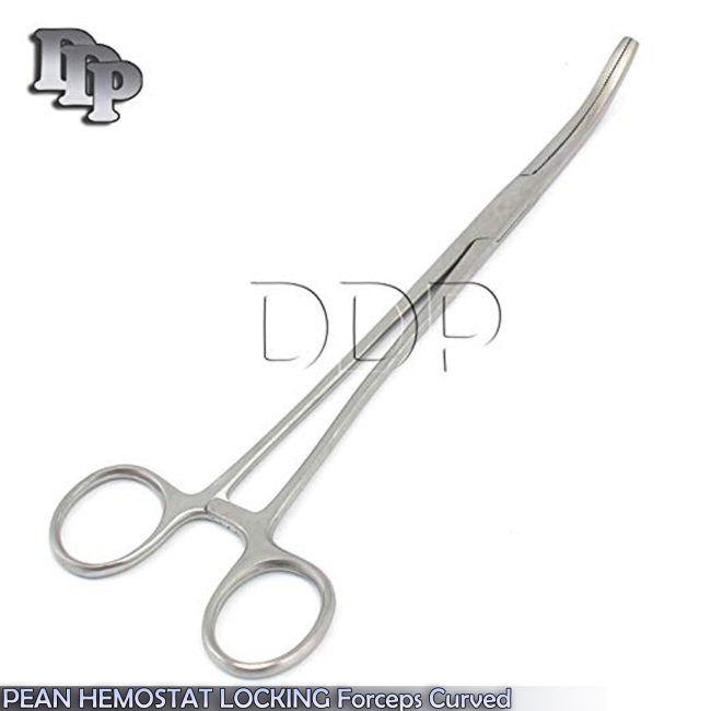 Rochester Pean Hemostat Locking Forceps 12" Curved Surgical Instruments