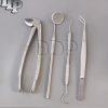 SET OF 4 PCS ORAL DENTAL SURGERY EXTRACTION KIT WITH EXTRACTING FORCEPS #MD4