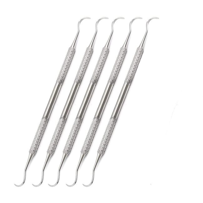 SET OF 5* SICKLE SCALER H6-H7 DENTAL HAND TOOLS INSTRUMENTS GERMAN STAINLESS