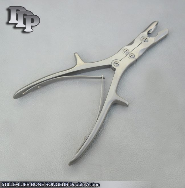 STILLE LUER BONE RONGEUR Double Action 8.75" Straight