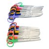 Set Of 16 Pcs Operating Scissors 5.5" BL/BL Straight + Curved Mix Color Handle