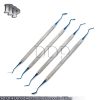 Set Of 4 Dentist Restorative Composite Filling Instruments Titanium Coat DN-2143
