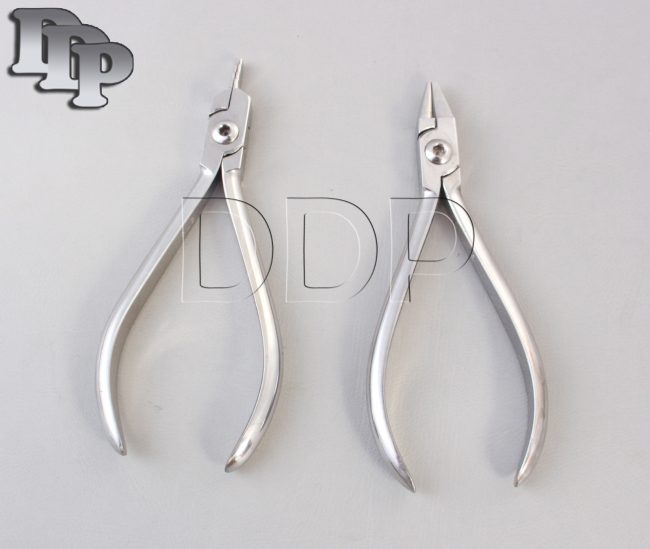 Set of 2 Bird Beak Plier & Nance Loop Forming Plier Orthodontic Instruments