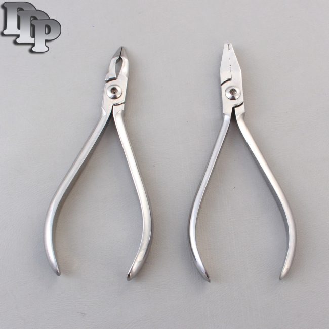 Set of 2 Jarabak Light Wire Plier & Weingart Plier Orthodontic Instruments