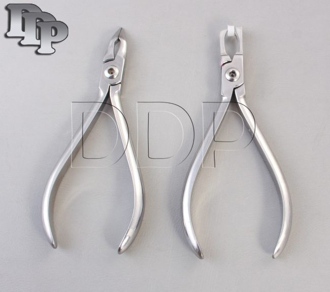 Set of 2 Posterior Band Removing Plier & Weingart Plier Orthodontic Dental