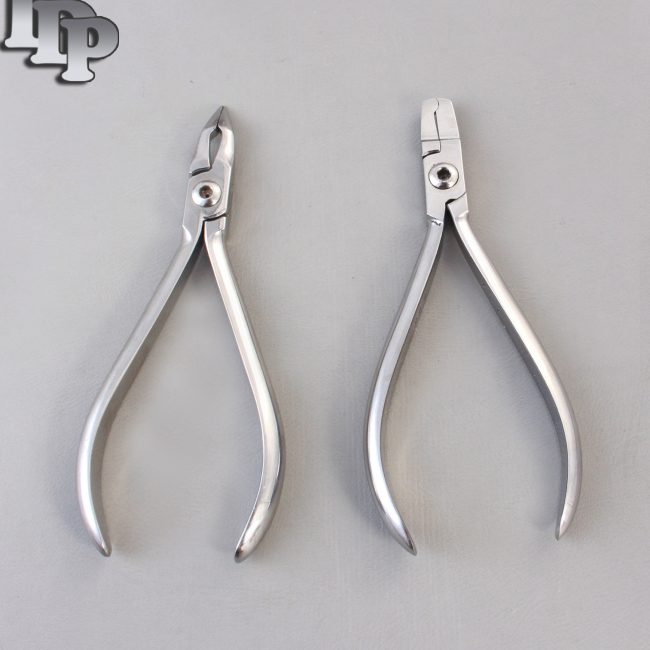 Set of 2 Primary Crown Crimping Plier & Weingart Plier Orthodontic Set