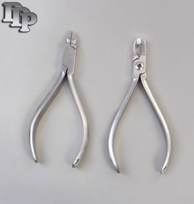 Set of 2 Young Plier & Posterior Band Removing Plier Orthodontic Instruments