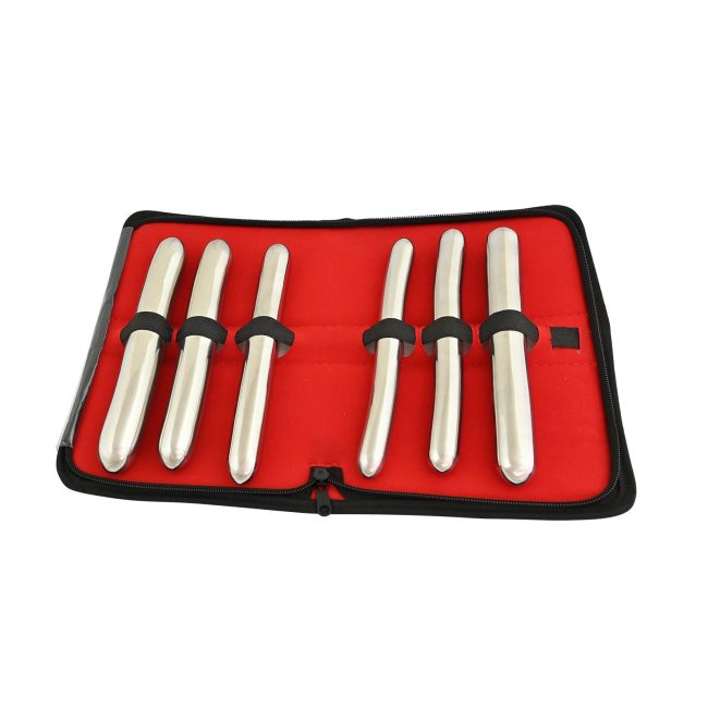 Set of 6 Pieces Hegar Dilator Set Uterine Diagnostic Surgical Sounds 19/20-29/30
