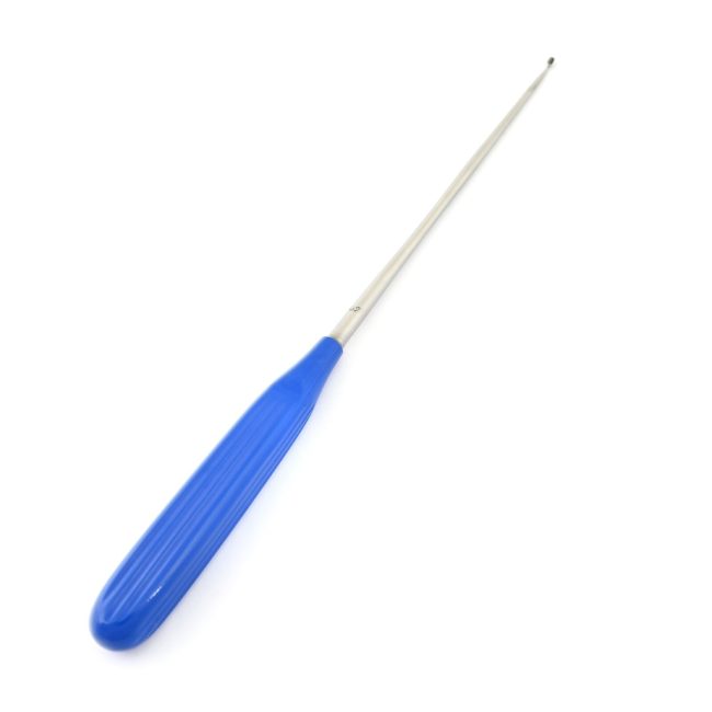 Spratt Brun Curette 10''#2 Blue Coated Handle Surgical Orthopedic Inst OP-109