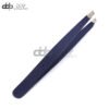 Stainless Steel Professional Slant Tweezer (Blue) Hair Remover Beauty Makeup