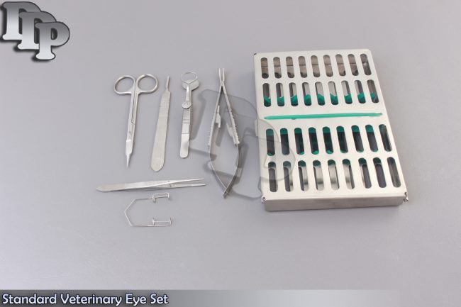 Standard Veterinary Eye Set Surgical Veterinary Instruments, DDP-641