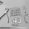 Starter Rubber Dam Kit of 43 Dental Surgical Instruments DN-591
