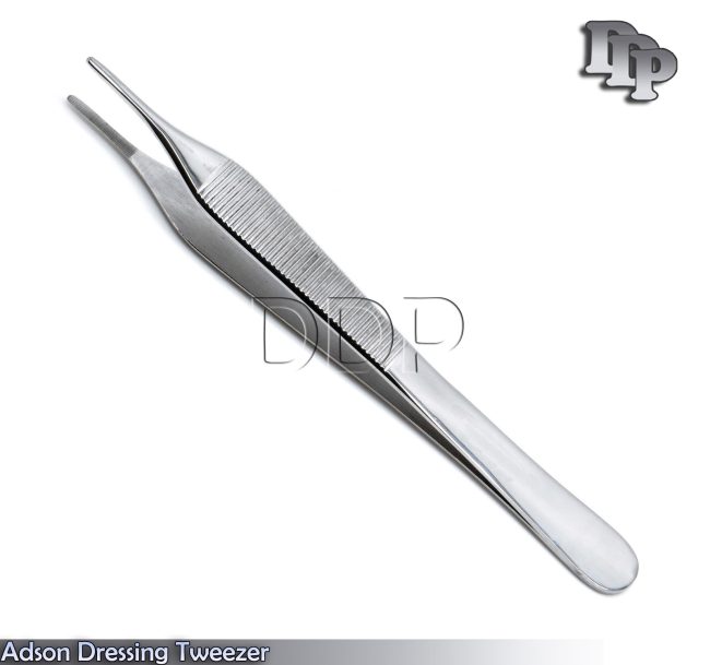 Surgical Adson Tissue Thumb Forceps Dental Medical Cotton & Dressing Tweezer Lab
