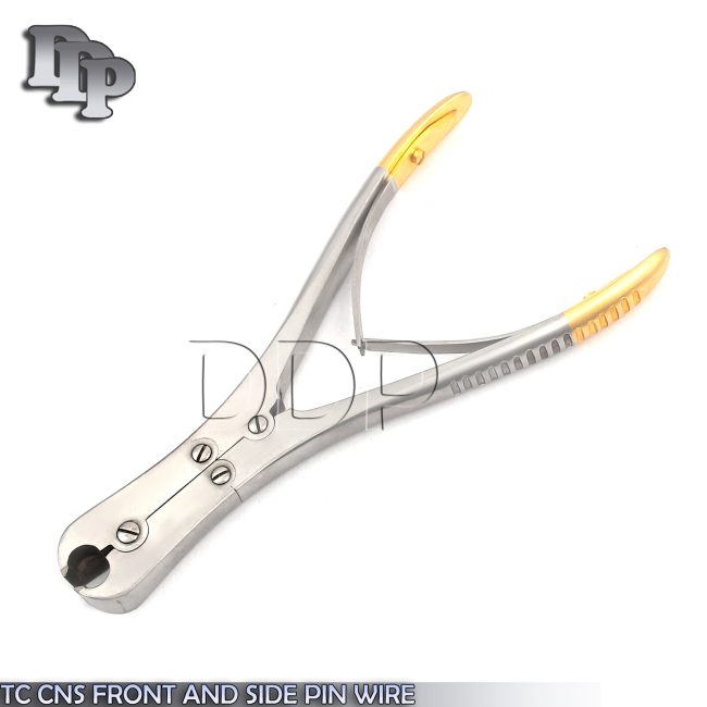 TC CNS FRONT AND SIDE PIN WIRE CUTTER 7" ORTHOPEDIC Instruments DDP-0043