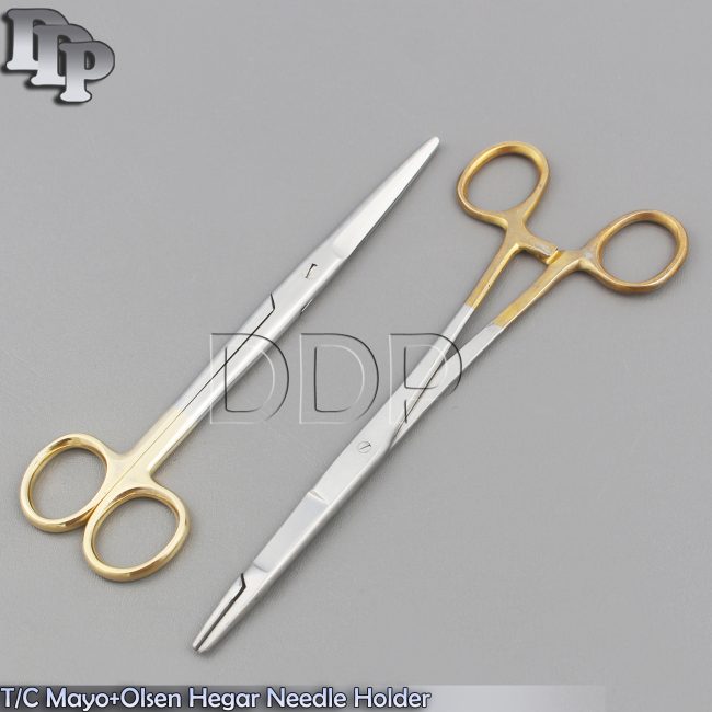 T/C O.R GRADE MAYO+OLSEN HEGAR NEEDLE HOLDER 7" SURGICAL