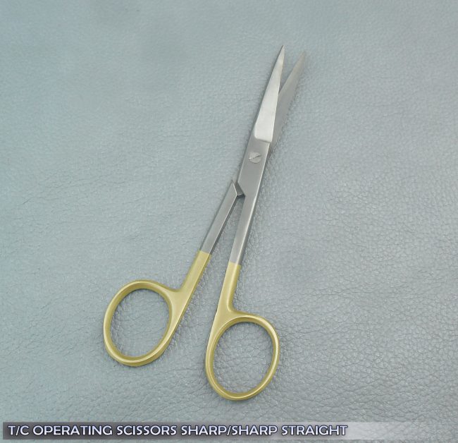 T/C Operating Scissors Sharp/Sharp 5.50" Straight