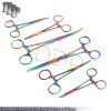 Ultimate Hemostat Set Multi Color, 6 Piece Ideal for Hobby Tools Rainbow Color