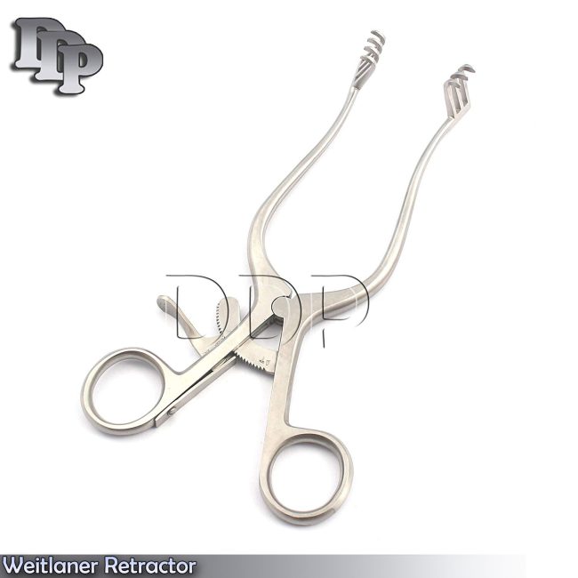 Weitlaner Retractor 5.5" sharp 3x4 Surgical Veterinary Instruments