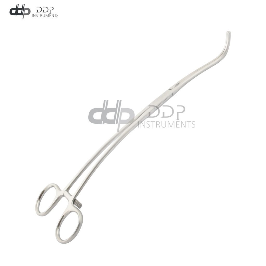 Wexler Aorta Aneurysm Clamp 10'' - Curved DeBakey Atraumatic jaws SR-614