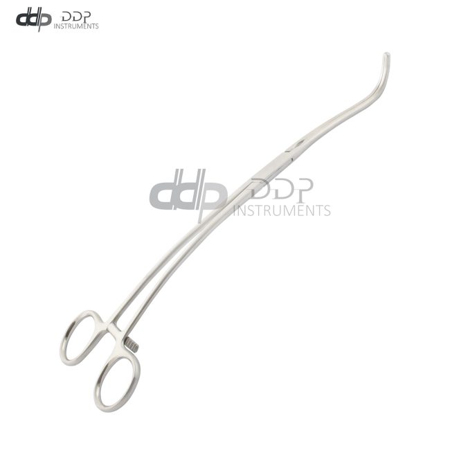 Wexler Aorta Aneurysm Clamp 10'' - Curved DeBakey Atraumatic jaws SR-614