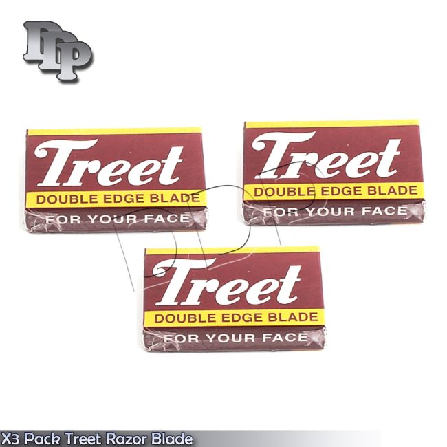 X3 Packs Double Edge Blades Safety Hair Shaving Razor Blade Straight Edge Barber