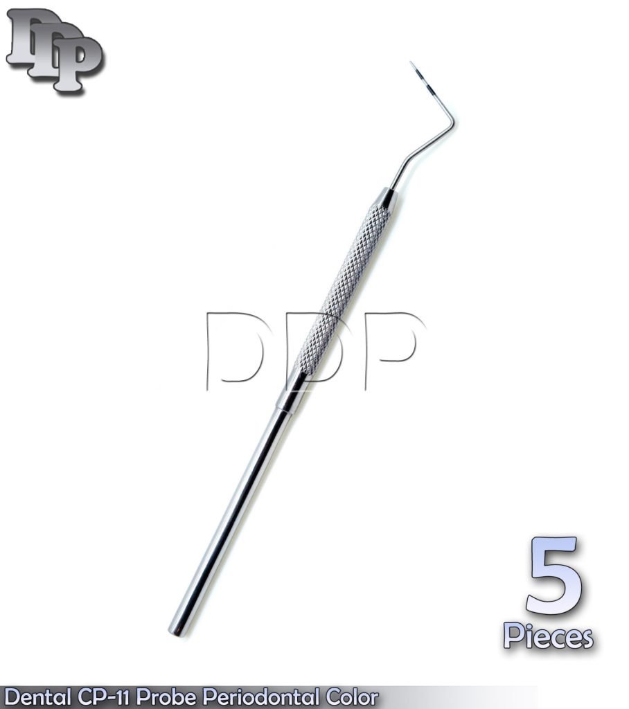 X5 Dental CP-11 Probe Perio Color Coded Markings Tooth Depth Measuring Tools