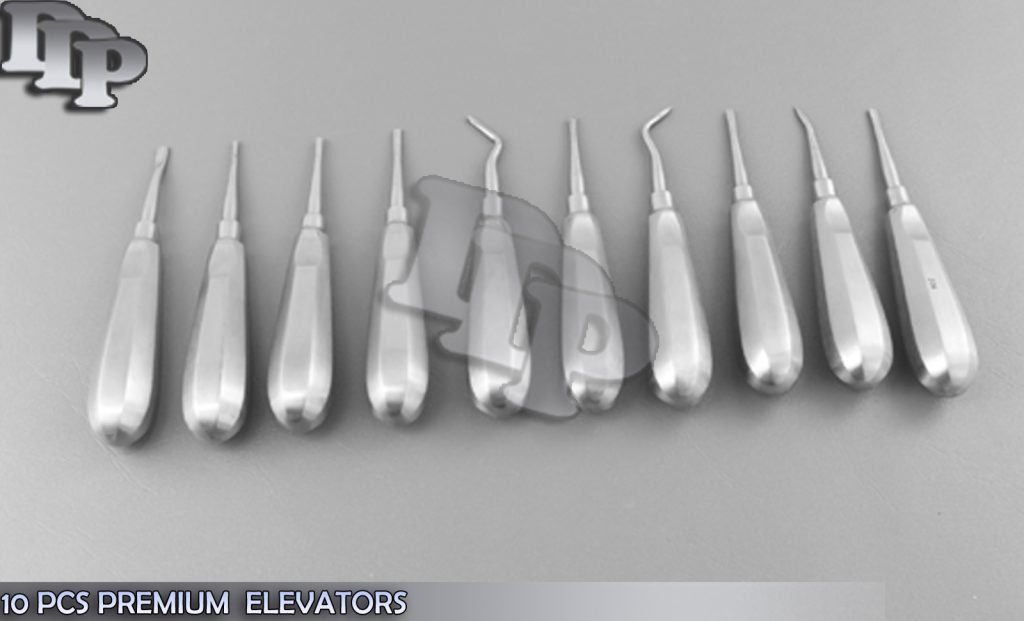 10 PCS PREMIUM ROOT TIP DENTAL ELEVATORS INSTRUMENTS