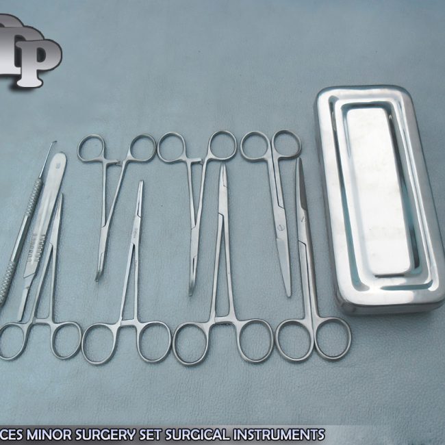 13 PIECES MINOR SURGERY SET SURGICAL INSTRUMENTS DS-858