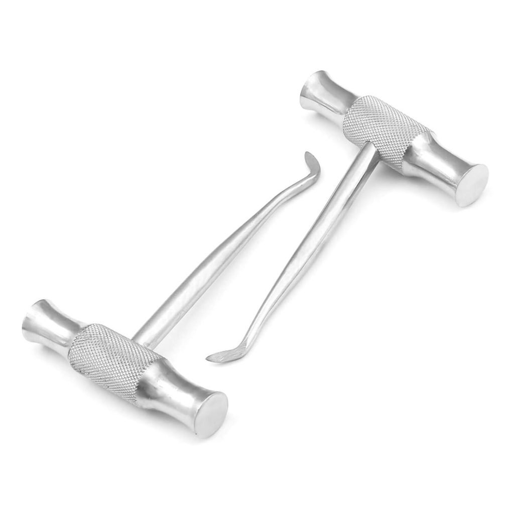 2 PCS CROSS BAR DENTAL EXTRACTING ROOT ELEVATOR WINTER BLADE 14L & 14R