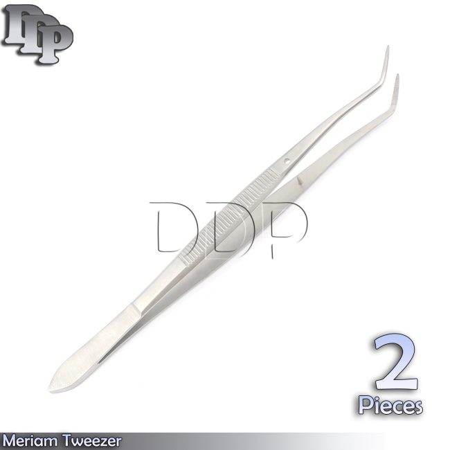 2 Pieces Of Meriam College Cotton Tweezers, O.R Grade Quality, Instruments