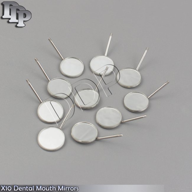 24 Pcs Dental Mirror No.5 Plain Dental Instrument