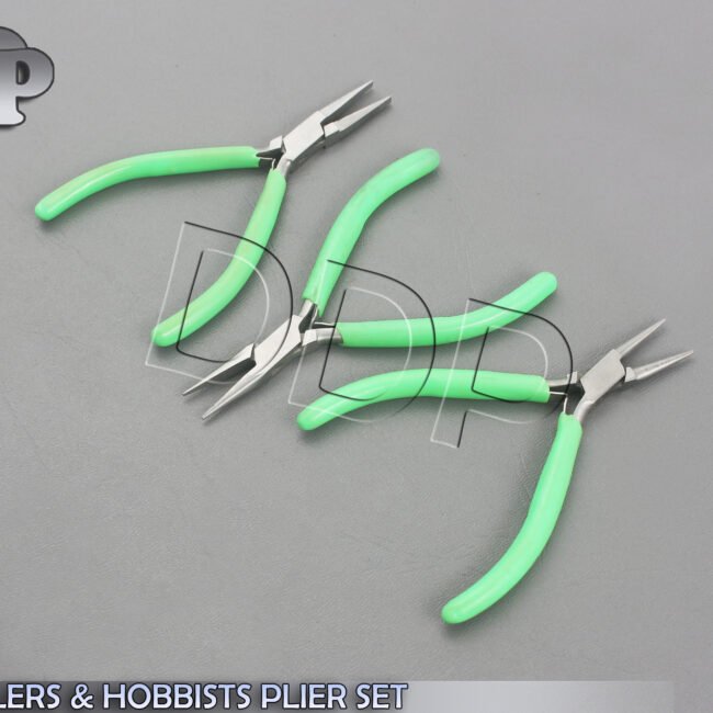 3 PC JEWELERS & HOBBISTS PLIER SET